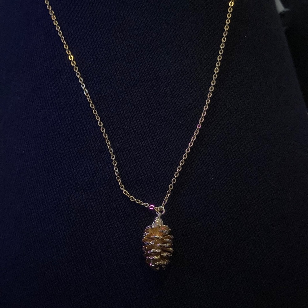 Gold Pinecone chain